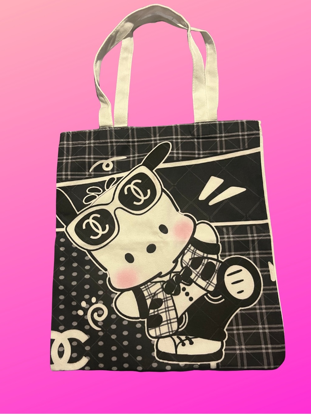 Pochacco canvas tote bag